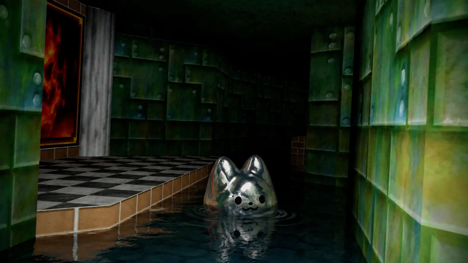 Chromie in a flooded hall